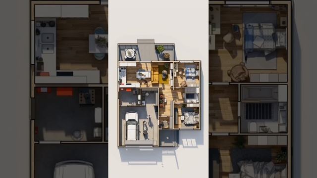 Может стоит чаще показывать модели наших домов, как думаете? #домаизбруса #3dmodel #чертежи #дом