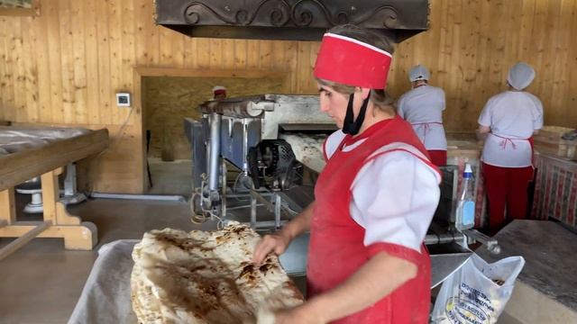 THE ARMENIAN TRADITIONAL BREAD CALLED LAVASH