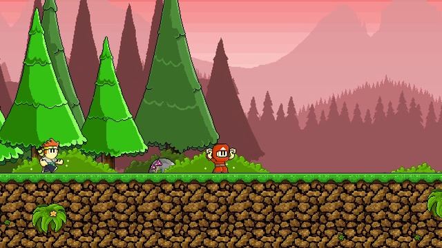 проходим 2 пролога из игры Dan the man