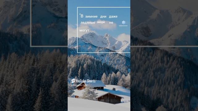 Цитата#131_ Тепло в наших сердцах_ #зима #motivation #цитаты #shorts