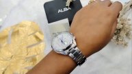 Alba Silver Dial Silver Stainless Steel