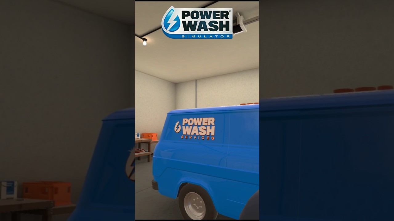 PowerWash Simulator: Отмыть фургон #1 (4K) #powerwashsimulator #powerwashgame #shorts #tiktok