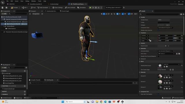 Как импортировать любого персонажа из Mixamo в Unreal Engine 5 Учебное пособие
