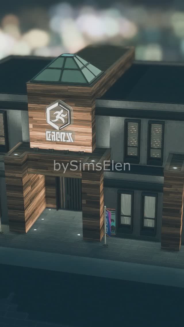 Фитнес-клуб SKYE в Сан Мишуно l скачать 👉🏻 Boosty @SimsElen #sims4 #nocc #sims4build #shorts