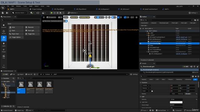 55 -MAP1 - Scene Setup & Test