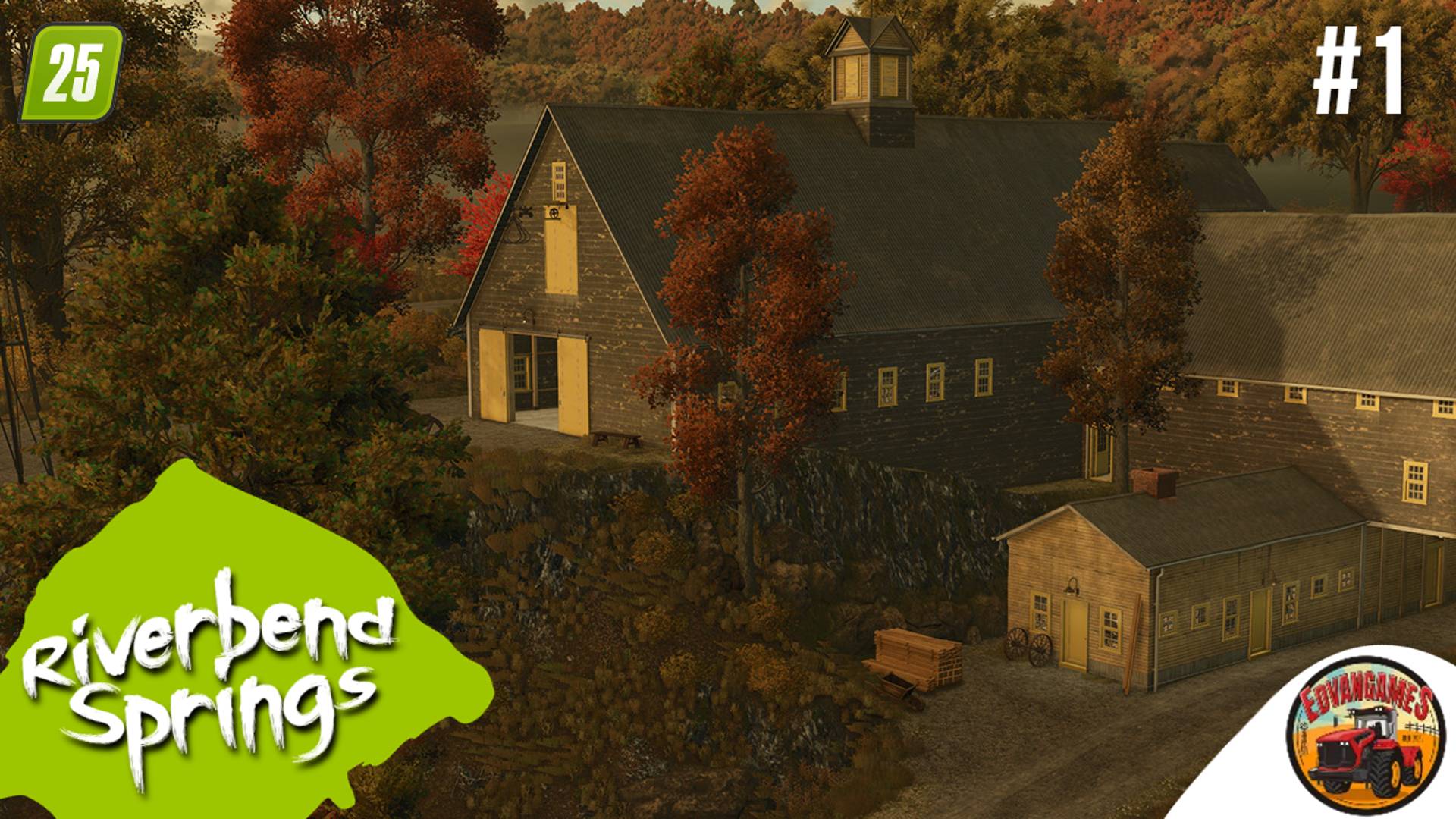 Стрим #1 | Riverbend Springs | Farming Simulator 25