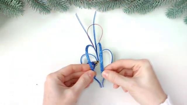 Как сделать крпасивые елочные игрушки в домашних условиях за 10 минут?