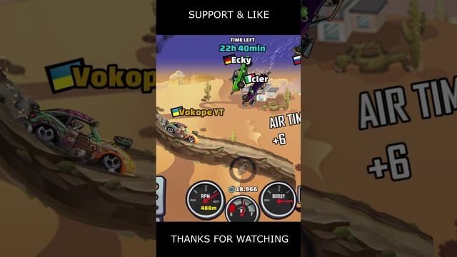 🎧 NEW Community Showcase 🎧 (Dezert Death) - Hill Climb Racing 2 #shorts #hcr2