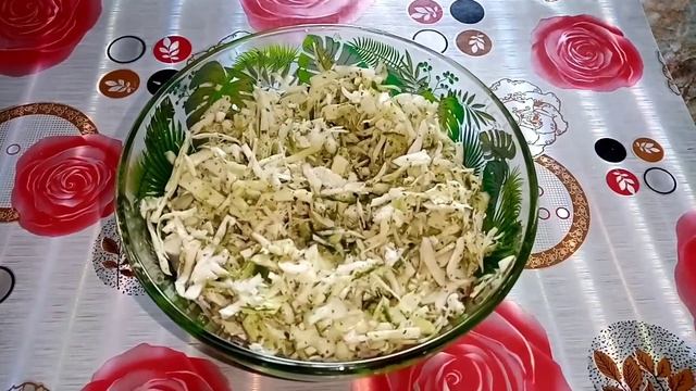 На этом салате худела - 75кг❗Салат из капусты.