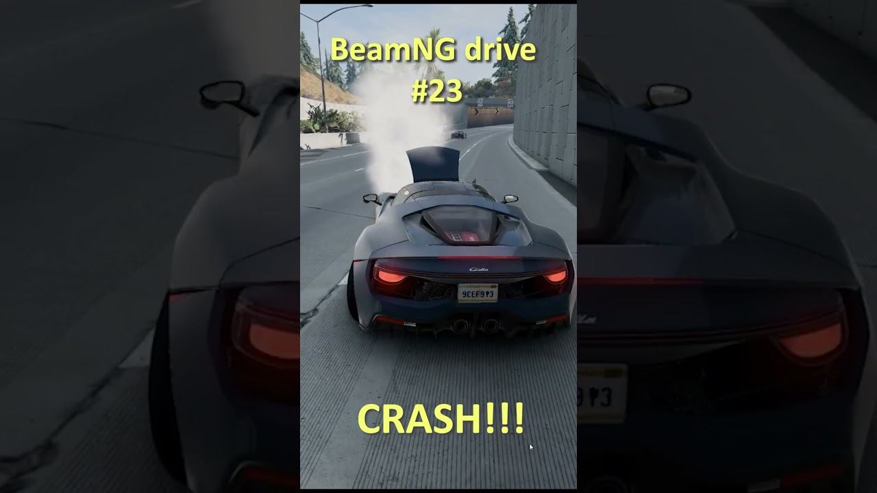 BeamNG drive CRASH 23 SHORTS #SHORTS