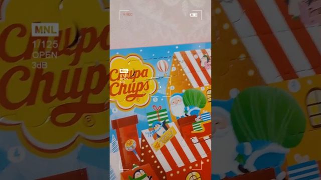 открываю Адвент календарь.#адвенткалендарь#чупачупс#новыйгод.