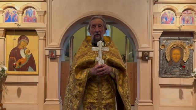 Проповедь прот. Александра Салтыкова в день Отдания праздника Введения во храм Пресвятой Богородицы