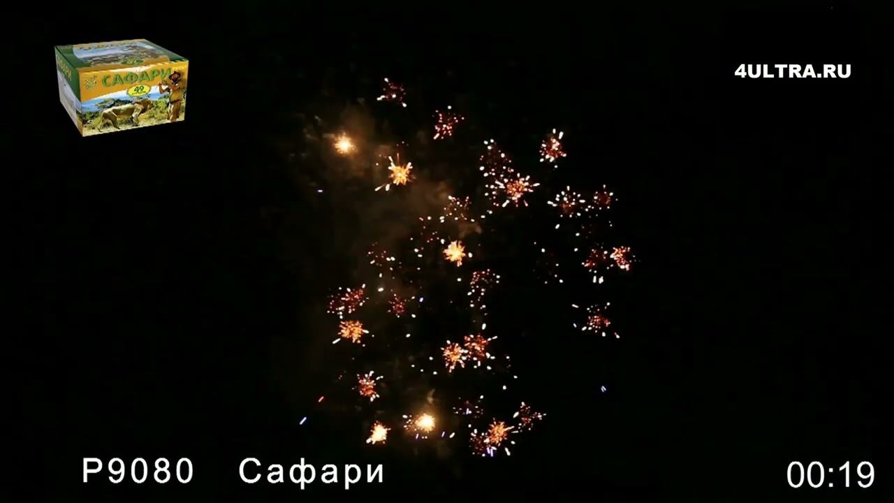 Салют "Сафари"(49 залпов/калибр 0.8 дюйма)