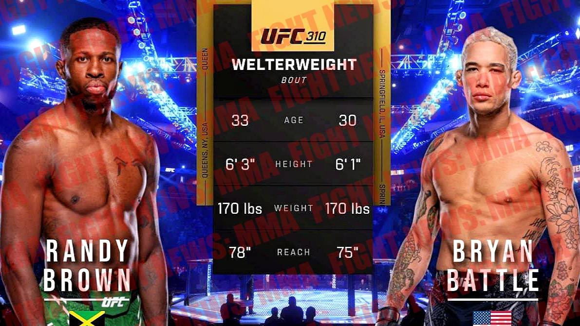 Рэнди Браун vs Брайан Баттл - полный бой UFC