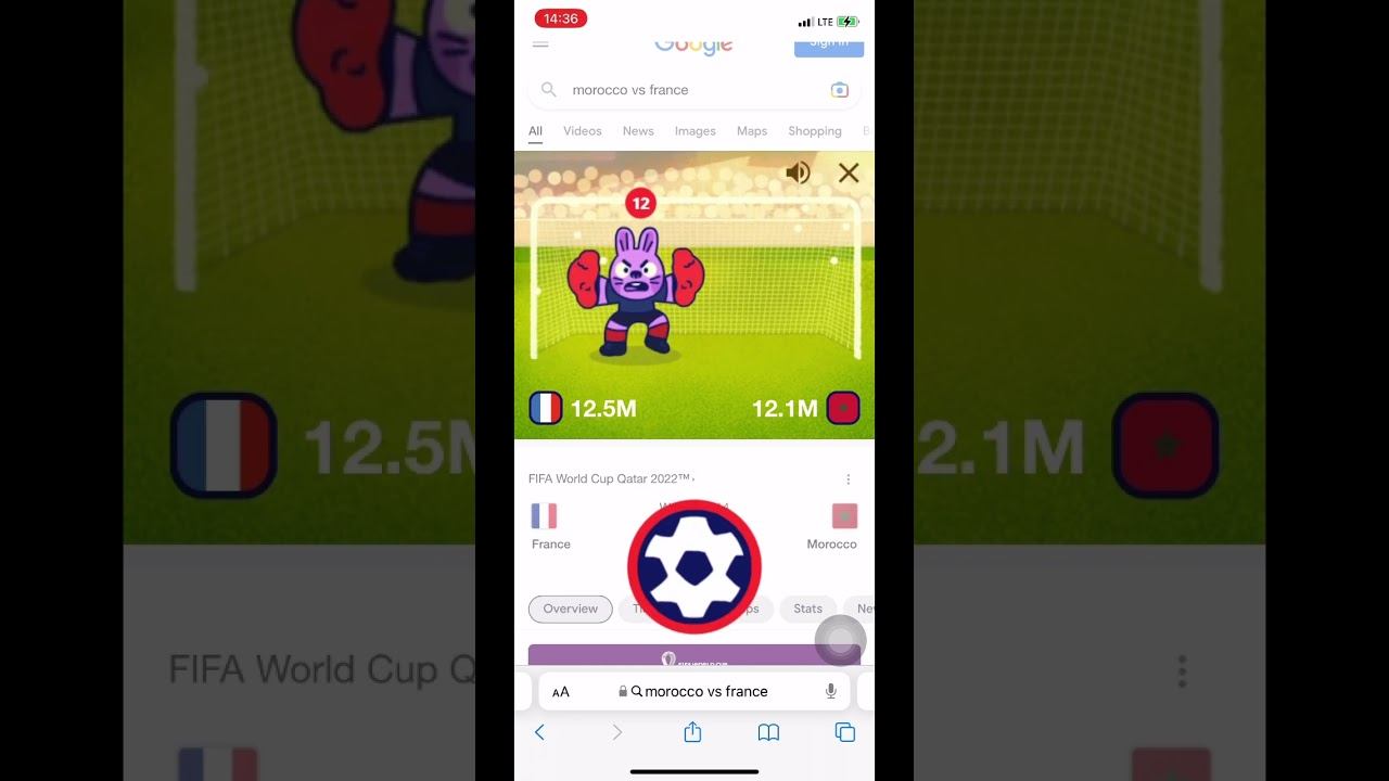 Morocco vs  france fans game google/Марокко против Франции фанаты Google #shorts #youtubeshorts