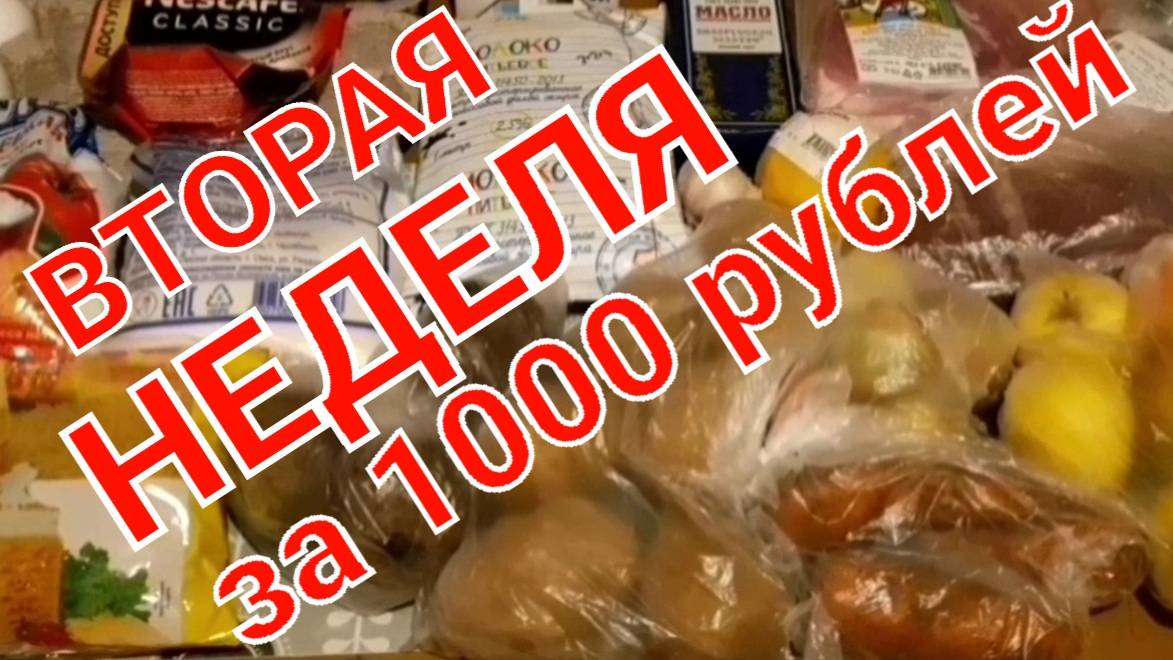 КАК ПРОЖИТЬ НЕДЕЛЮ ЗА 1000 РУБЛЕЙ В 2024 ГОДУ // ВТОРАЯ НЕДЕЛЯ