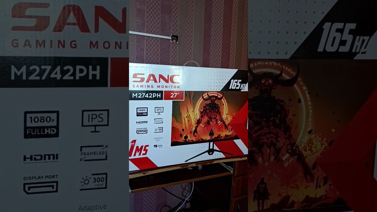 БЮДЖЕТНЫЙ ИГРОВОЙ МОНИТОР SANC 2742PH #обзор #техника #монитор #sanc #пк