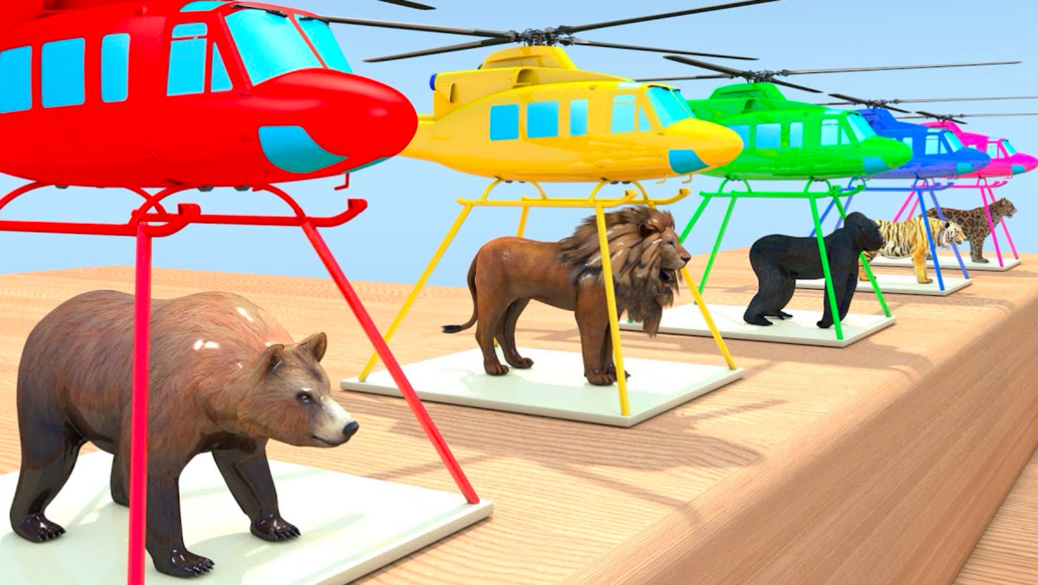 ЖИВОТНЫЕ|Яркие ЦВЕТА |3D
Животные для детей ¦ Учим Домашних Животных ¦ 3Д Анимация ¦ Учим Цвета
