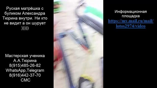 Руская матрёшка с буликом Александра Тюрина внутри. Ни кто не видит а он шурует )))))