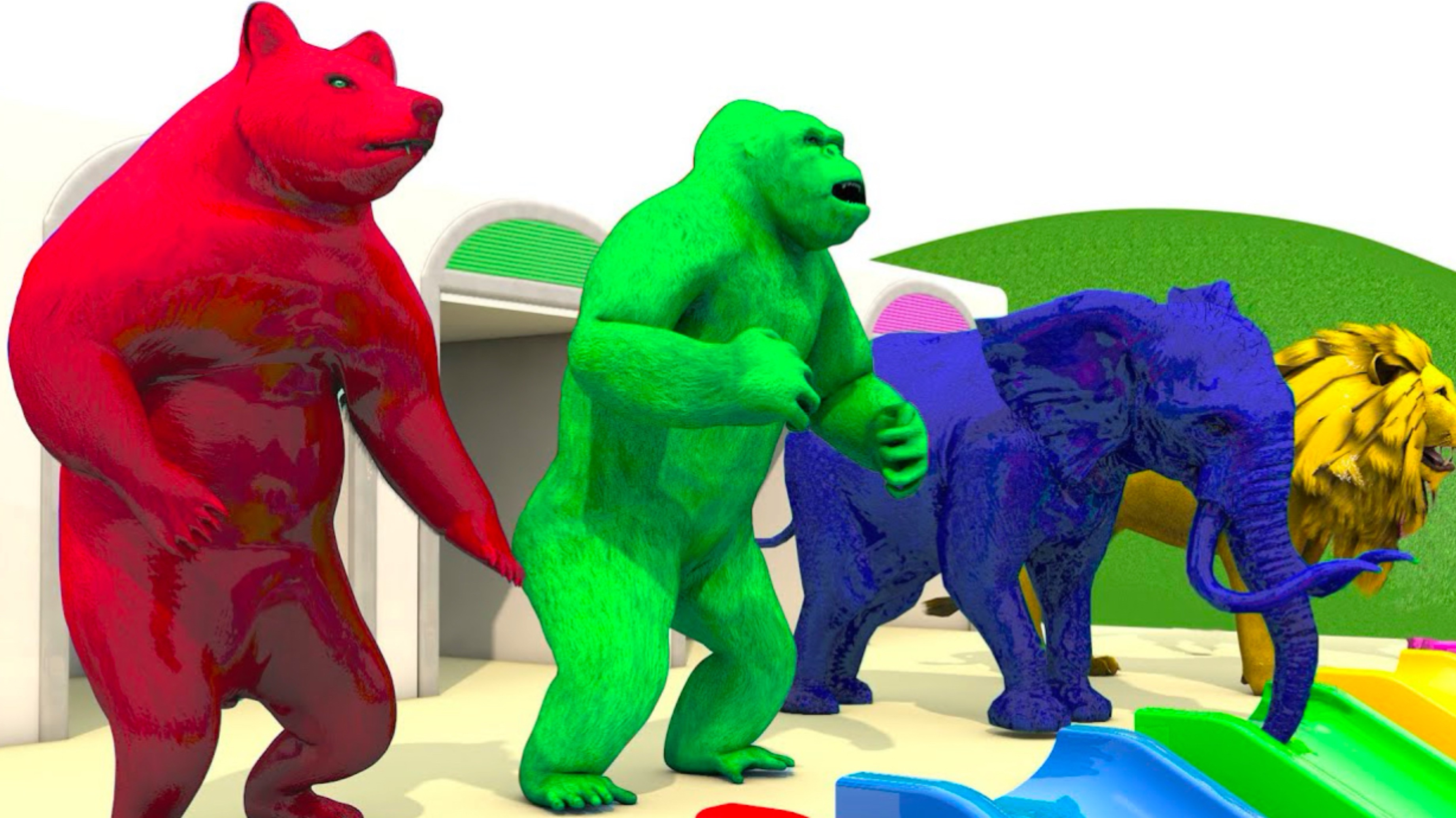 ЖИВОТНЫЕ|Яркие ЦВЕТА |3D
Животные для детей ¦ Учим Домашних Животных ¦ 3Д Анимация ¦ Учим Цвета