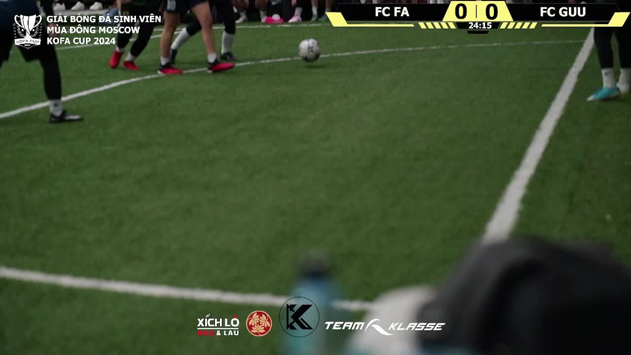 GIẢI ĐÁ BÓNG NỮ FC FA - FC GUU