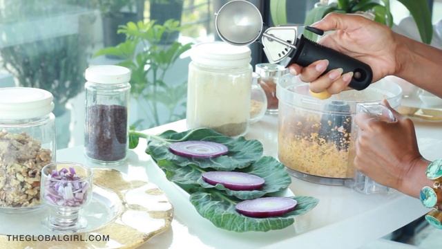 Raw Vegan Veggie Burger Patties with Mayo, Ketchup & Fries | The Global Girl