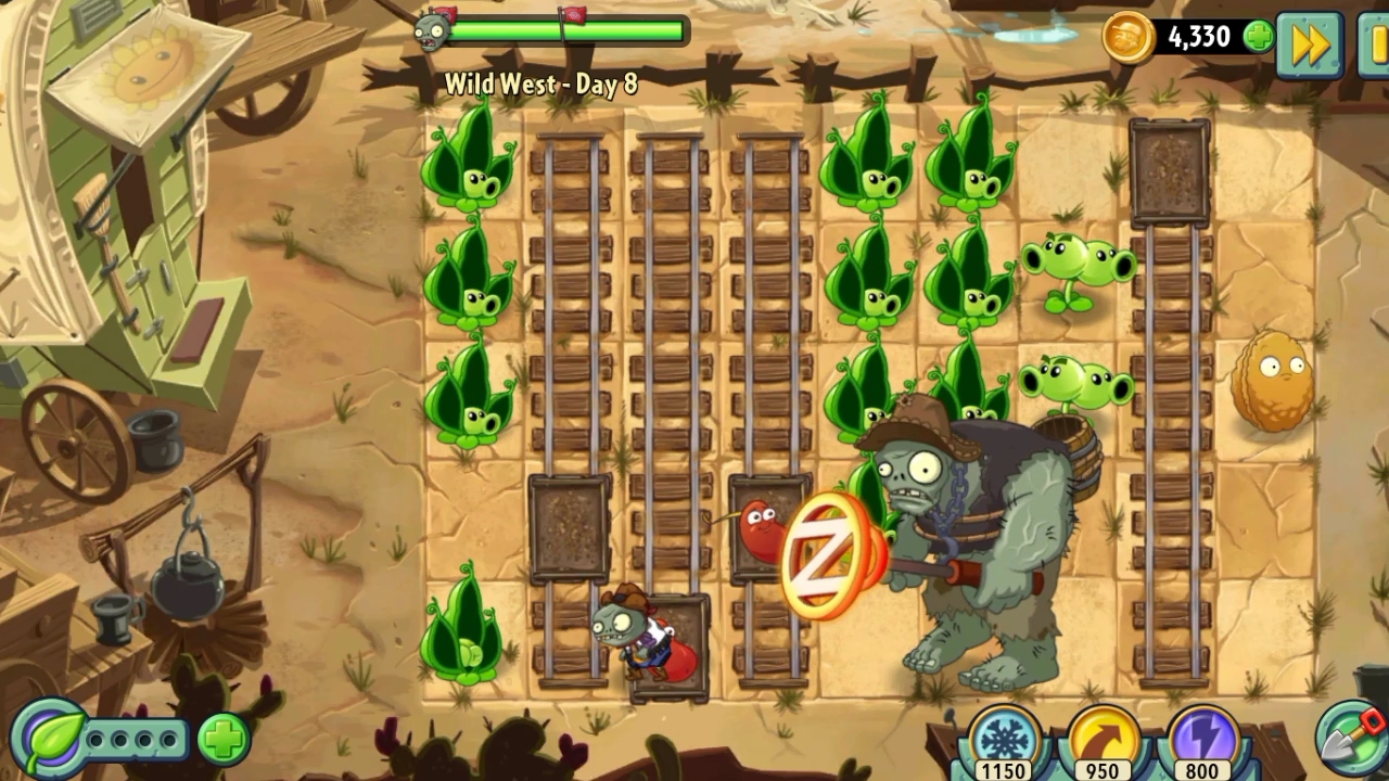 Plants vs. Zombies 2 Wild West Day 8