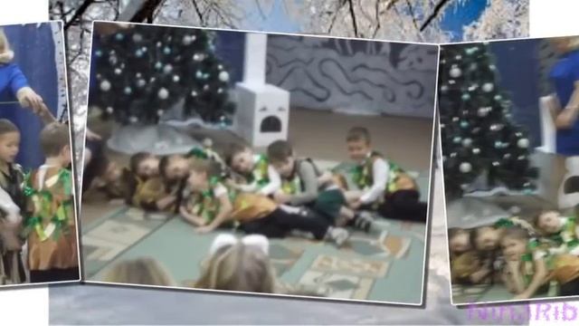 Новогодний праздник в  подготовительной группе.