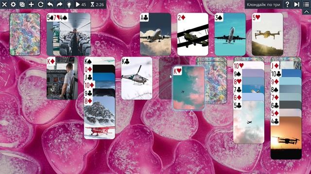 Free Solitaire - Пасьянс Клондайк по три (4м53с)