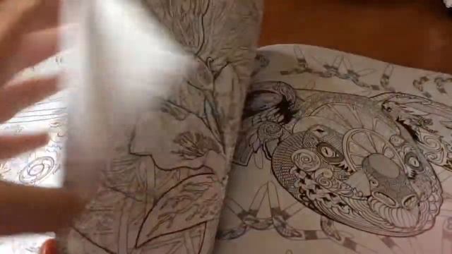 Обзор на мою раскраску антистресс часть 1\ Дашка LIFE