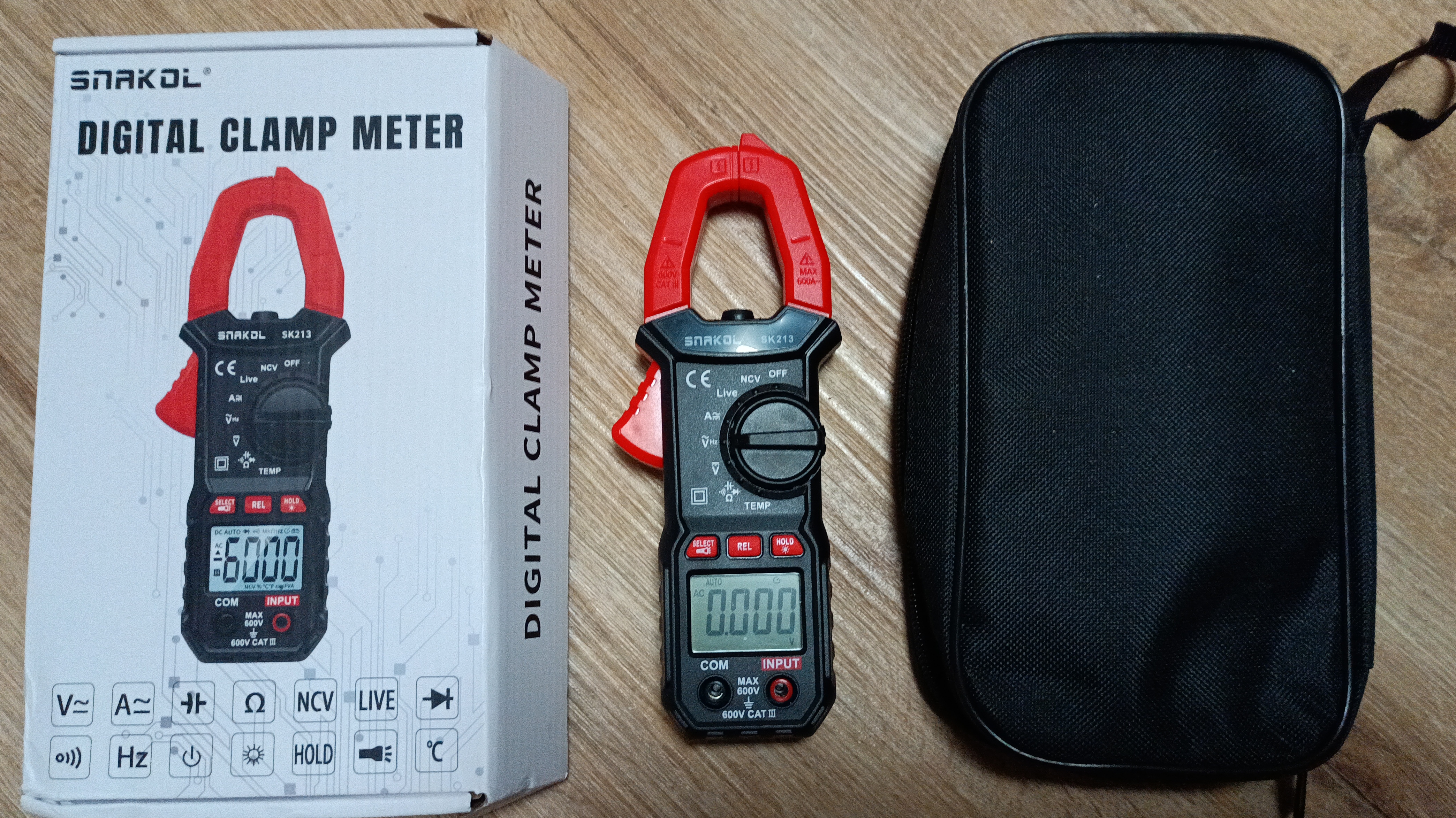 Токовые клещи SK-213