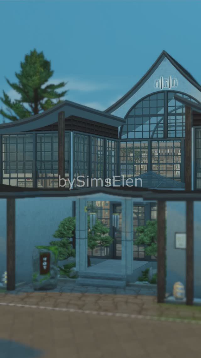 Ресторан Идатен в Комореби l скачать 👉🏻 Boosty @SimsElen #sims4 #nocc #sims4build #shorts