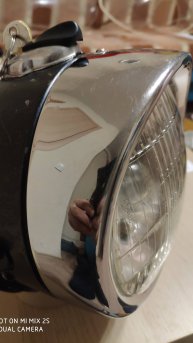 Фара с козырьком и другие детали для мотоцикла Восход 1