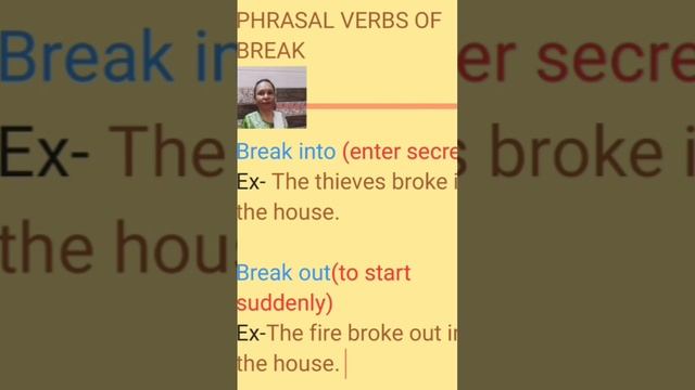 Break out (Phrasal Verb)