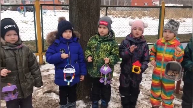 Птицы зимой