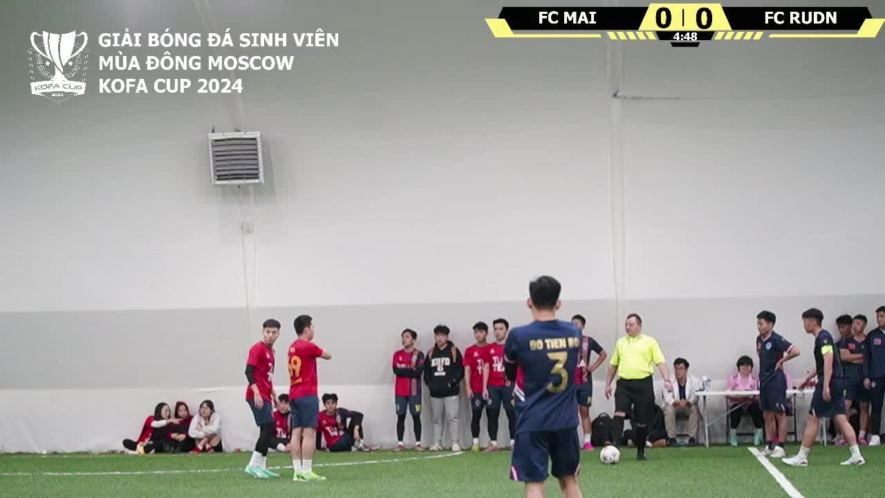 TRẬN ĐẤU BÓNG ĐÁ FC MAI- FC RUDN