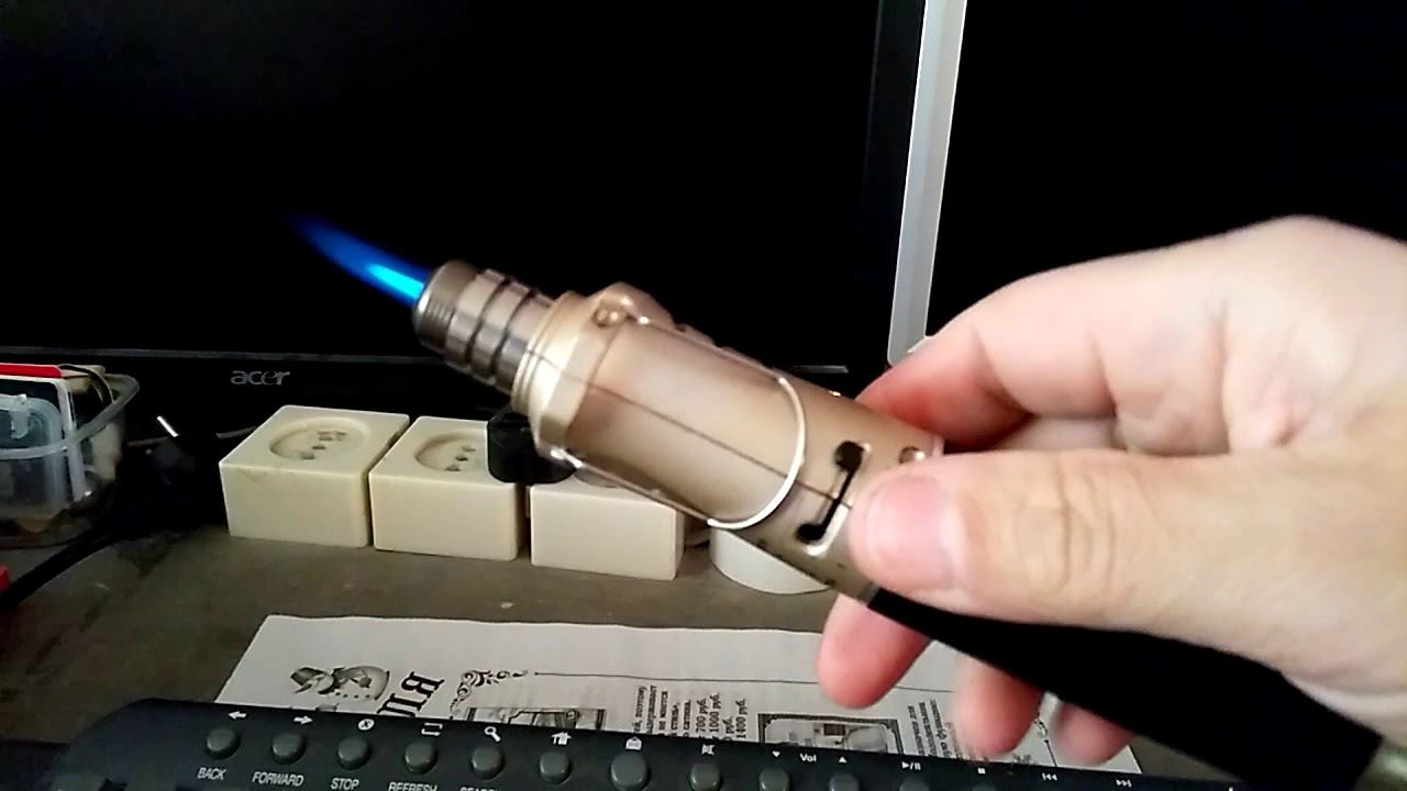 Газовый паяльник HS-1115K. Режим горелки