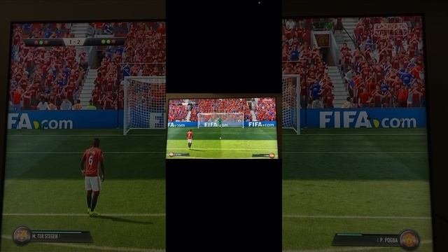 Манчестер Юнайтед Vs Барселона|серия пенальти|fifa17
