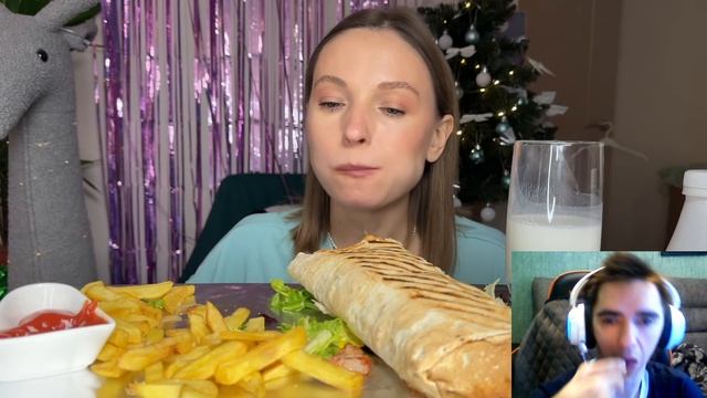 Реакция на мукбанг смотрим и кушаем )