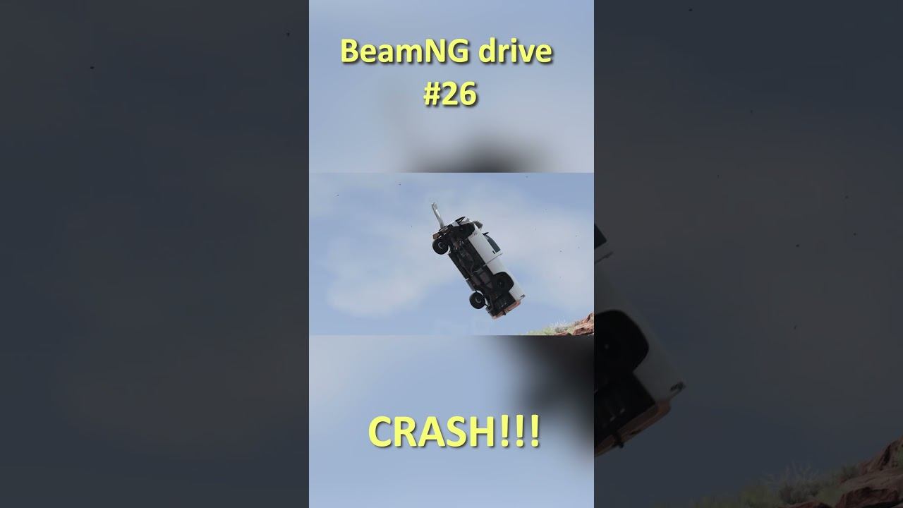 BeamNG drive CRASH 26 #SHORTS #beamngdrive