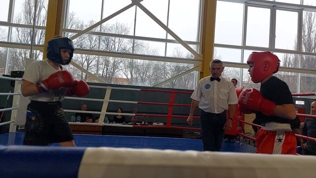 🥊Областной фестиваль по кикбоксингу Нагаев Аким синий угол 1 место ShatalovTeam 07.12.24 Липецк