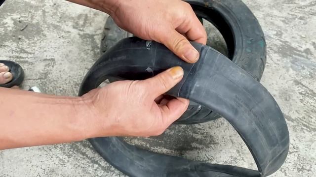 Even the NATO professor didn't think of this! this tire gluing technique will surprise you
