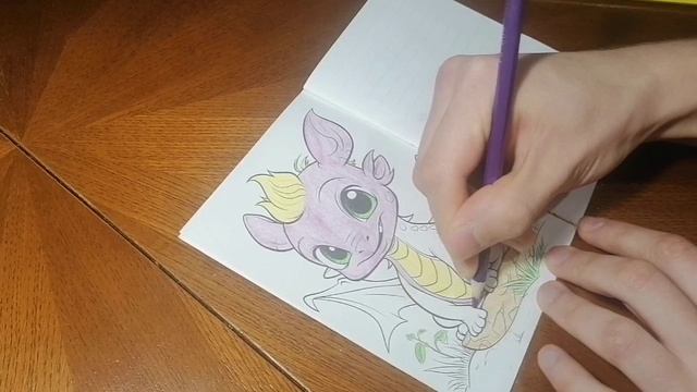 Юный птенец стал настоящим драконом! Жёлтый цвет ему к лицу | keep calm & draw