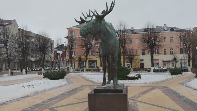 Лось в Гусеве