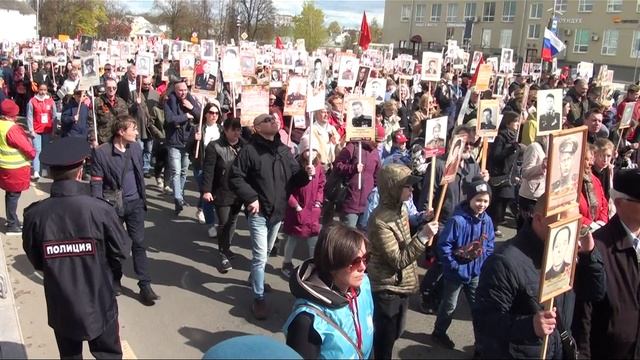 Бессмертный Полк ,  Псков  9 мая 2022 г. День Победы