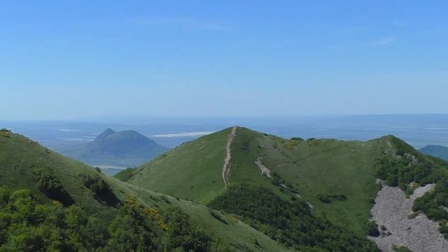 Бештау. По Есенинской скале.