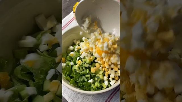 🥙 Крабовый салат с пп-заправкой
#салаты #пп #наНовыйГод