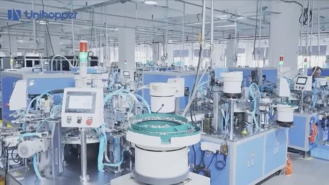 Производство шариковых направляющих с доводчиком UNIHOPPER