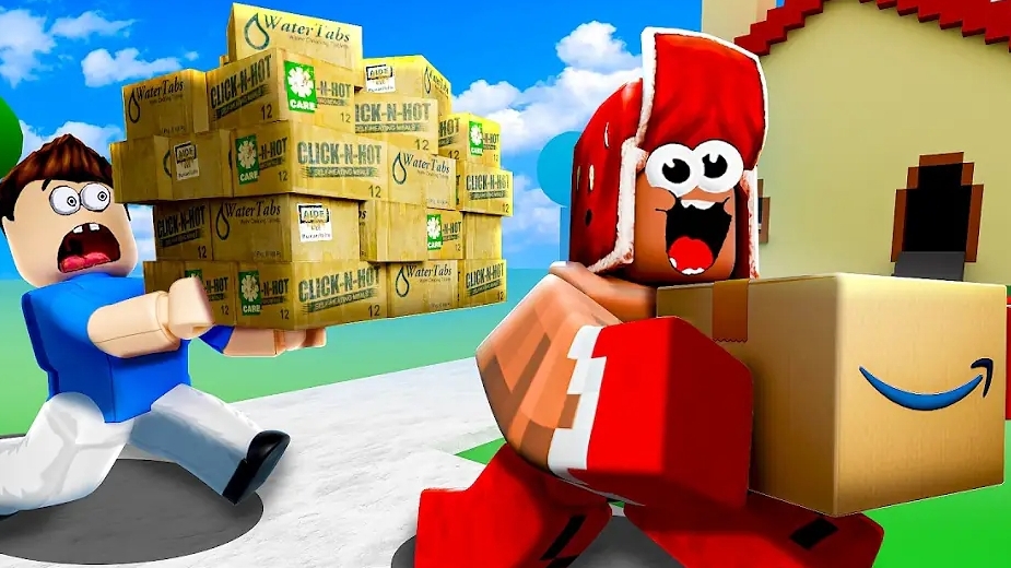 Доставь ТЯЖЁЛУЮ Коробку БЫСТРЕЕ ВСЕХ!🏃🏽♂ Симулятор ДОСТАВЩИКА в Роблокс! Roblox