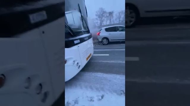 «Разнос» двигателя автобуса в Ульяновске сняли на видео. #ульяновская_область